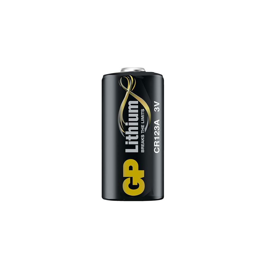GP CR123A Lithium 3V.  